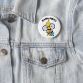 Badge Rond 5 Cm Bana nerd Fruit Funny Pun Nerd (En situation)