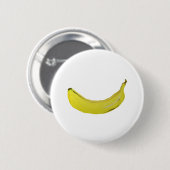 Badge Rond 5 Cm Banane (Devant & derrière)