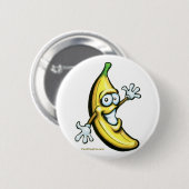 Badge Rond 5 Cm Banane (Devant & derrière)