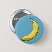 Badge Rond 5 Cm Banane (Devant & derrière)