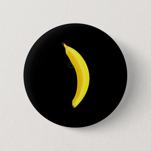 Badge Rond 5 Cm banane (Devant)