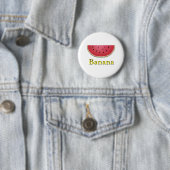 Badge Rond 5 Cm Banane (En situation)
