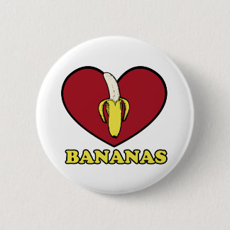 Badge Rond 5 Cm banane d'amour
