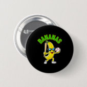 Badge Rond 5 Cm Banane drôle (Devant & derrière)
