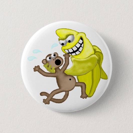 Badge Rond 5 Cm banane gâtée (Devant)