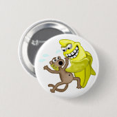Badge Rond 5 Cm banane gâtée (Devant & derrière)