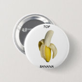 Badge Rond 5 Cm Banane supérieure (Devant & derrière)
