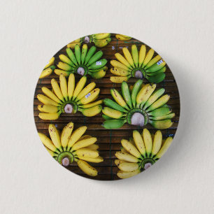 Badge Rond 5 Cm Bananes dame de doigt ~ Banane d'oeuf (ก ล้ ว ย ไ 