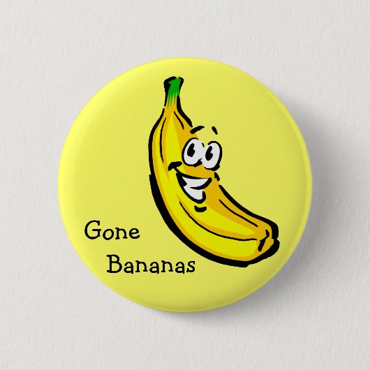 Badge Rond 5 Cm Bananes disparues (Devant)