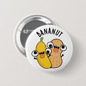 Badge Rond 5 Cm Bananut Funky Fruit Banana Pun (Devant & derrière)