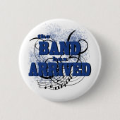 Badge Rond 5 Cm Bande arrivée/ Bleu (Devant)