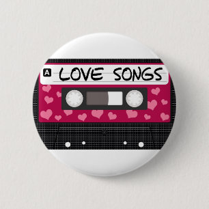 Badge Rond 5 Cm Bande de chansons d'amour
