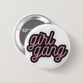 Badge Rond 5 Cm Bande de fille (Devant & derrière)