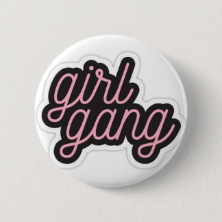 Badge Rond 5 Cm Bande de fille