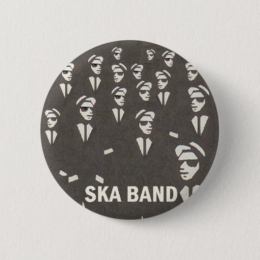Badge Rond 5 Cm bande de ska (Devant)