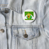 Badge Rond 5 Cm Bande dessinée 2 de CheeseHead (En situation)