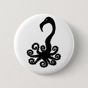 Badge Rond 5 Cm bande dessinée d'animal de combinaison d'humour d