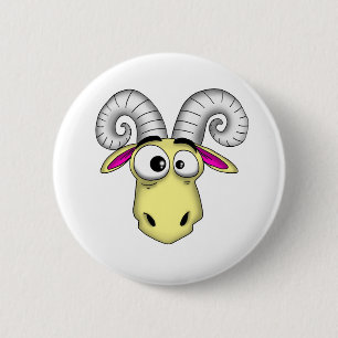 Badge Rond 5 Cm Bande dessinée de Bélier