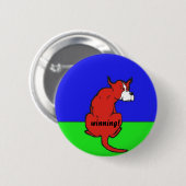 Badge Rond 5 Cm bande dessinée de chien (Devant & derrière)