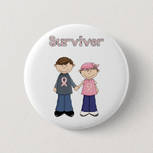 Badge Rond 5 Cm Bande dessinée de survivant