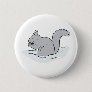 Badge Rond 5 Cm Bande dessinée mignonne de marmottes de tamia de