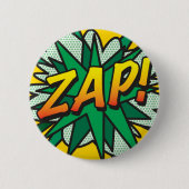 Badge Rond 5 Cm Bande dessinée Pop Art ZAP ! (Devant)