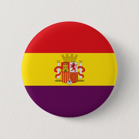 Badge Rond 5 Cm Bandera de la República (Devant)