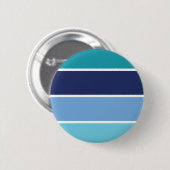 Badge Rond 5 Cm Bandes bleues (Devant & derrière)