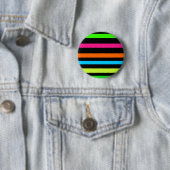 Badge Rond 5 Cm Bandes néon (En situation)