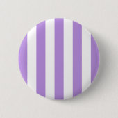 Badge Rond 5 Cm Bandes pourpres, Blancs, Motif rayé (Devant)