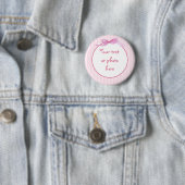 Badge Rond 5 Cm Bandes roses 2 (En situation)
