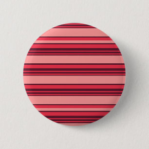 Badge Rond 5 Cm Bandes roses chaudes