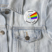 Badge Rond 5 Cm Bandes spectrales (En situation)