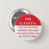 Badge Rond 5 Cm Bandits de location dans la gestion des projets (Devant & derrière)