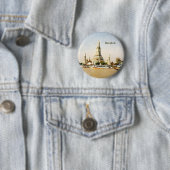 Badge Rond 5 Cm Bangkok, Thaïlande (En situation)