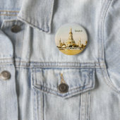 Badge Rond 5 Cm Bangkok, Thaïlande (En situation)