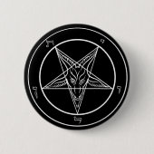 Badge Rond 5 Cm Baphomet (Devant)