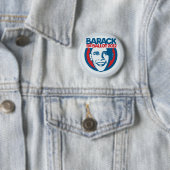 Badge Rond 5 Cm Barack bouton pro-Obama du vote le '12 (En situation)