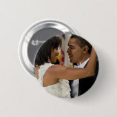 Badge Rond 5 Cm Barack et Michelle Obama (Devant & derrière)