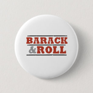 Badge Rond 5 Cm Barack et petit pain