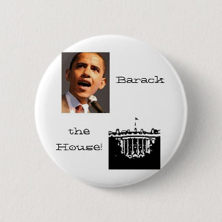 Badge Rond 5 Cm Barack la Chambre ! bouton