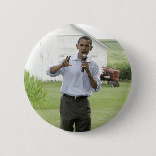 Badge Rond 5 Cm Barack Obama