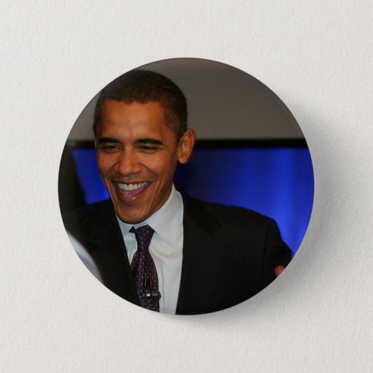 Badge Rond 5 Cm Barack Obama (Devant)