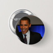 Badge Rond 5 Cm Barack Obama (Devant & derrière)
