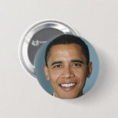 Badge Rond 5 Cm Barack Obama (Devant & derrière)
