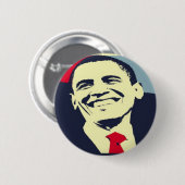 Badge Rond 5 Cm Barack Obama (Devant & derrière)