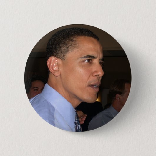 Badge Rond 5 Cm Barack Obama (Devant)