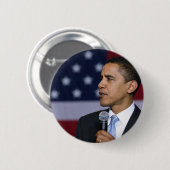 Badge Rond 5 Cm Barack Obama (Devant & derrière)