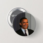 Badge Rond 5 Cm Barack Obama (Devant & derrière)