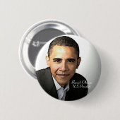 Badge Rond 5 Cm Barack Obama (Devant & derrière)
